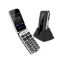 Telefon na tipke Artfone F20 preklop Black