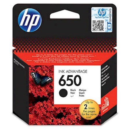 Tinta HP black 650