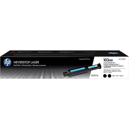 Toner HP 103A Black Neverstop reload kit 2pack, 5k