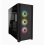 CORSAIR iCUE 5000X RGBTempered Glass MidTower ATX PC Smart Case Black