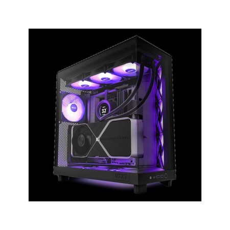 NZXT CASE H6 FLOW BLACK RGB mini-ITX, Micro-ATX, ATX, Mid-tower, 3x RGB fan