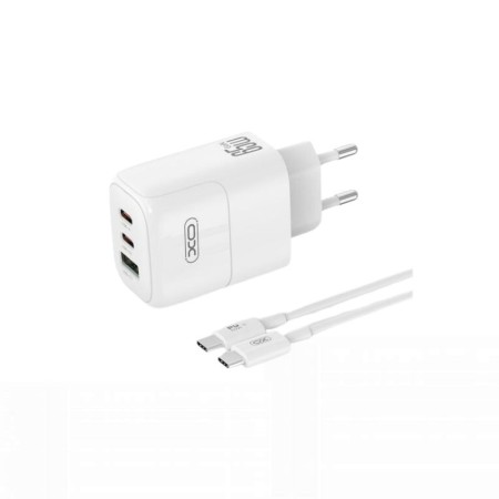 Kucni punjac XO L139 USB-A+ USB-C 65W fast + kabal Type-C