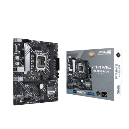 ASUS MB PRIME H610M-A D4-CSMIntel H610LGA 17002xDDR4VGA,HDMI,DPmicro ATX