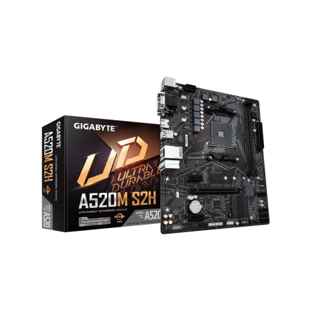 Gigabyte A520M S2H 1.2AM4 2xDDR4 M.2, 4xSATAVGA, DVI, HDMI 6xUSB mATX