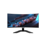 Gigabyte Monitor 34" GS34WQC34" VA 1500R, 3440x1440 WQHD120Hz/OC 135Hz, 300cd, 1ms, height, tilt