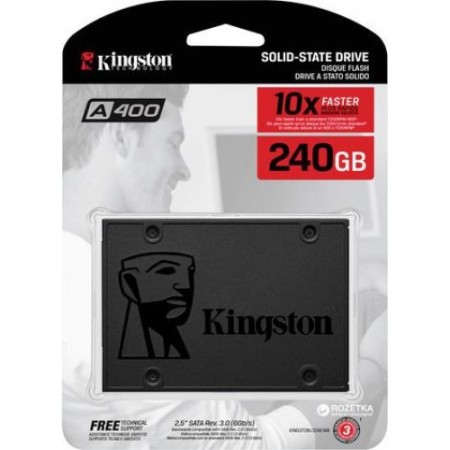 Kingston SSD A400 240GBup to 500MB/s Read and 350MB/s Write