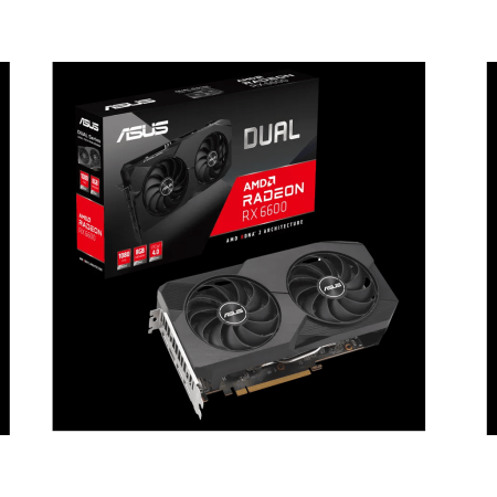 ASUS VGA DUAL-RX6600-8G-V2AMD Radeon RX 66008GB GDDR6 128bitHDMI,3xDP