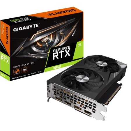 Gigabyte RTX 3060 WF OC 12GB[GV-N3060WF2OC-12GD]12GB 2xDP, 2xHDMI