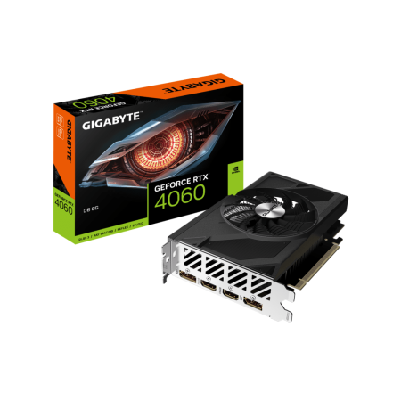 Gigabyte VGA RTX 4060 D6 8GGDDR6, 128bit, 8GB2x DP, 2x HDMI