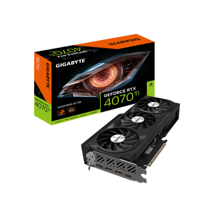 GIGABYTE GV-N407TWF3OC-12GDnVidia GeForce RTX 4070 Ti12GB GDDR6X 192bitHDMI,3xDP