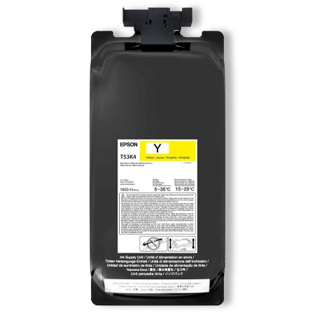 Tinta Epson UltraChrome DS Yellow T53L400 (1.6Lx2)