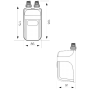 Dafi Protočni bojler, 4,5 kW, podpultni - POZ03578