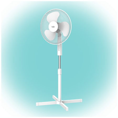 home Ventilator sa postoljem, 100-120 cm, 45W, bijela - SF 43 WH