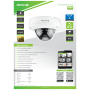 Amiko Home Kamera IP 3MP, CMOS 1/2.8", Lens 2.8 mm, PoE - DVW20M300 POE