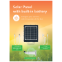 Amiko Home Solarni panel sa ugrađenom baterijom za BC-16 - Solar Panel