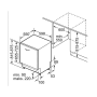 Ugradbena mašina za suđe BOSCH SMV25AX06E Serija 2