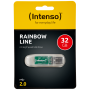 (Intenso) USB Flash drive 32GB Hi-Speed USB 2.0,Rainbow Line,TRANSP. - USB2.0-32GB/Rainbow