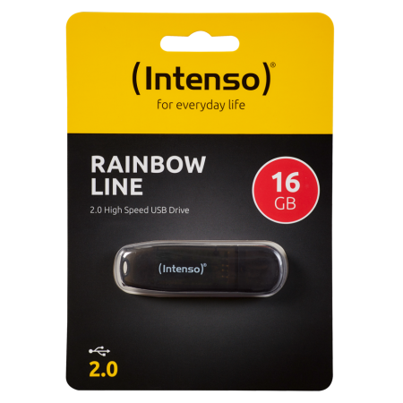 (Intenso) USB Flash drive 16GB Hi-Speed USB 2.0, Rainbow Line, CRNI - USB2.0-16GB/Rainbow