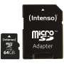 (Intenso) Micro SD Kartica 64GB Class 10 sa adapterom - SDXCmicro+ad-64GB/Class10