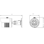 Eule Kamera IP, 2.4MP, PoE, 1/2.8" HD Lens, 3.6mm, IR20, Cloud - CAM-20IP2