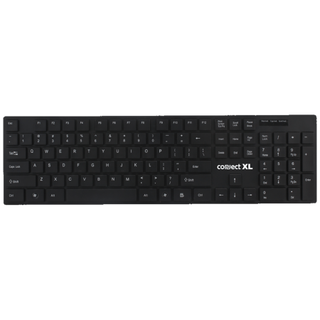 Connect XL Tastatura sa multimedijalnim tipkama, USB, SLIM, crna boja - CXL-K300