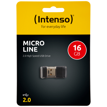 (Intenso) USB Flash drive 16GB Hi-Speed USB 2.0, Micro Line - ML16