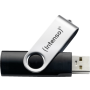 (Intenso) USB Flash Drive 16GB Hi-Speed, Basic Line, srebrna/crna - BULK-USB 2.0 - 16GB/Basic Line