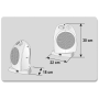 home Grijalica sa ventilatorom, +/- 90°, 2000W - FK 1/O