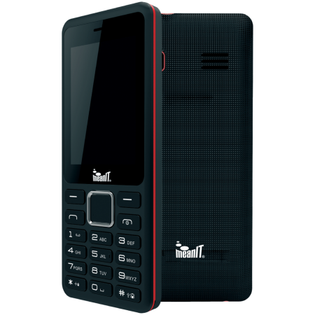 Mobitel tipke MeanIT F25 Black/Red