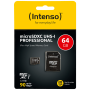 (Intenso) Micro SDHC/SDXC kartica 64GB Class 10, UHS-I +adapter, Pro - MicroSD 64GB Class10 UHS-I Pro