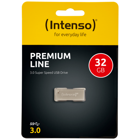 (Intenso) USB Flash 32GB Hi-Speed USB 3.0 up to 100MB/s, Premium Line - USB3.0-32GB/Premium Line