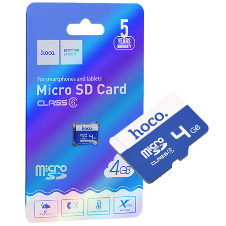 hoco. Micro SD kartica, 4GB, class 6 - MicroSD 4GB Class6 (90359)