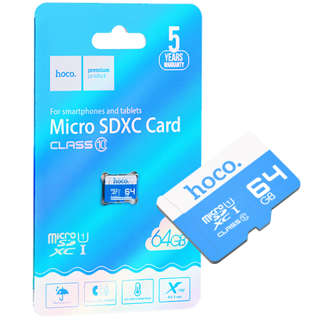 hoco. Micro SD kartica, 64GB, class 10 - MicroSD 64GB Class10 (85829)