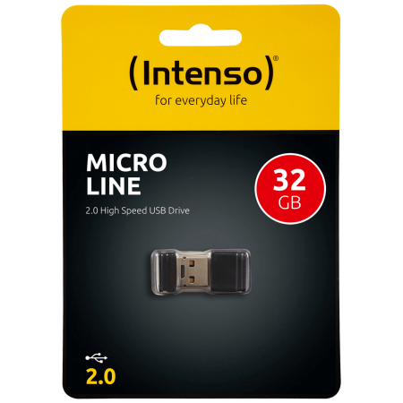 (Intenso) USB Flash drive 32GB Hi-Speed USB 2.0, Micro Line - ML32