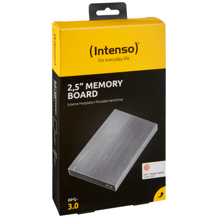 (Intenso) Eksterni Hard Disk 2.5", kapacitet 2TB, USB 3.0, Crna - HDD3.0-2TB/Memory Board