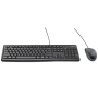 Logitech Tipkovnica+miš, set, žični, USB - MK120