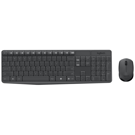 Logitech Tastatura + miš, bežični set, 2.4 GHz - MK235