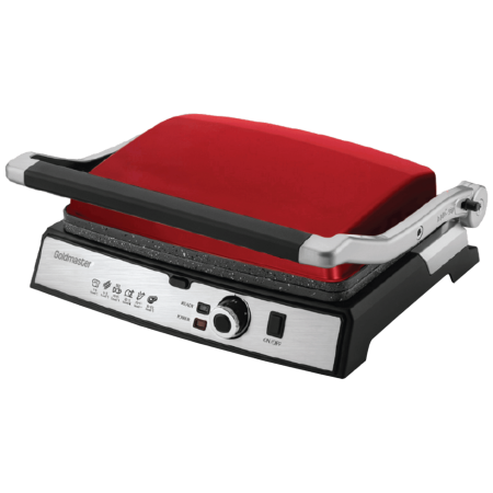 Goldmaster Grill kontaktni, granitni premaz, otvaranja za 180°, 2000W - GM-7450K Tostmix - Red