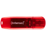 (Intenso) USB Flash drive 128GB Hi-Speed USB 2.0, Rainbow Line, RED - USB2.0-128GB/Rainbow