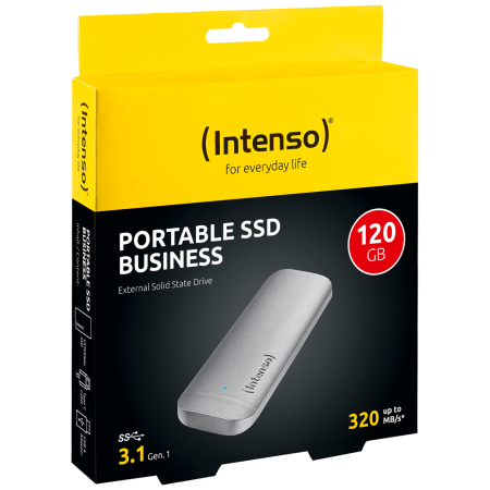 (Intenso) Eksterni SSD, kapacitet 120GB, USB 3.1 - SSD External 120GB/Business