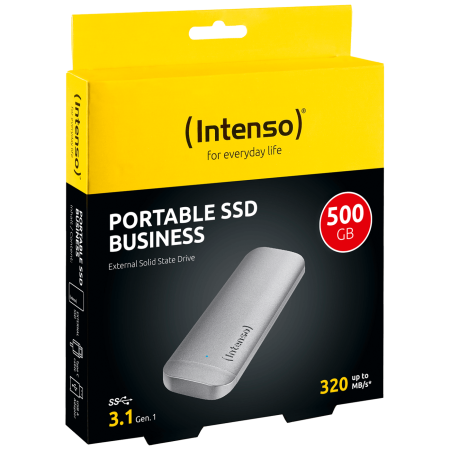 (Intenso) Eksterni SSD, kapacitet 500GB, USB 3.1 - SSD External 500GB/Business