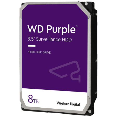 Western Digital Hard disk 3,5", 8TB, Caviar Purple, pog. za video nadzor - WD84PURZ