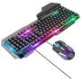 hoco. Tipkovnica+miš, gaming set, RGB osvjetljenje, USB - GM12