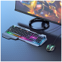 hoco. Tipkovnica+miš, gaming set, RGB osvjetljenje, USB - GM12