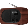 MeanIT Zvučnik bežični, Radio Alarm Sat, Bluetooth, 5W - B4