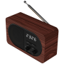 MeanIT Zvučnik bežični, Radio Alarm Sat, Bluetooth, 5W - B4