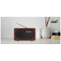 MeanIT Zvučnik bežični, Radio Alarm Sat, Bluetooth, 5W - B4