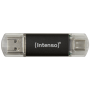 (Intenso) USB Flash drive 64GB, USB 3.2, USB-C, USB-A, Twist Line - USB3.2-64GB/Twist Line