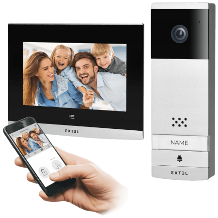 Extel Video interfon 7", bežični set,  WiFi Dual Band - 720313