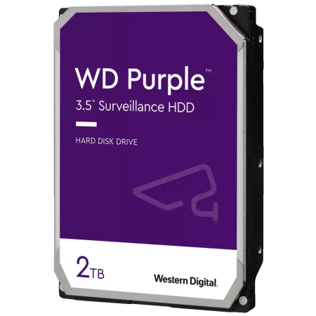 Western Digital Hard disk 3,5", 2TB, Caviar Purple, pog. za video nadzor - WD23PURZ